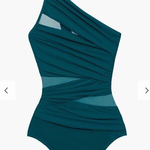 NWOT Miracle suit Teal sz 12